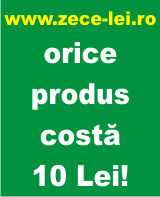 www.zece-lei.ro - Un magazin virtual, in care orice produs costa 10 lei!